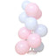 2 Pack White Balloon Column Stand Kit, 8ft Balloon Towers - Linen Luxes