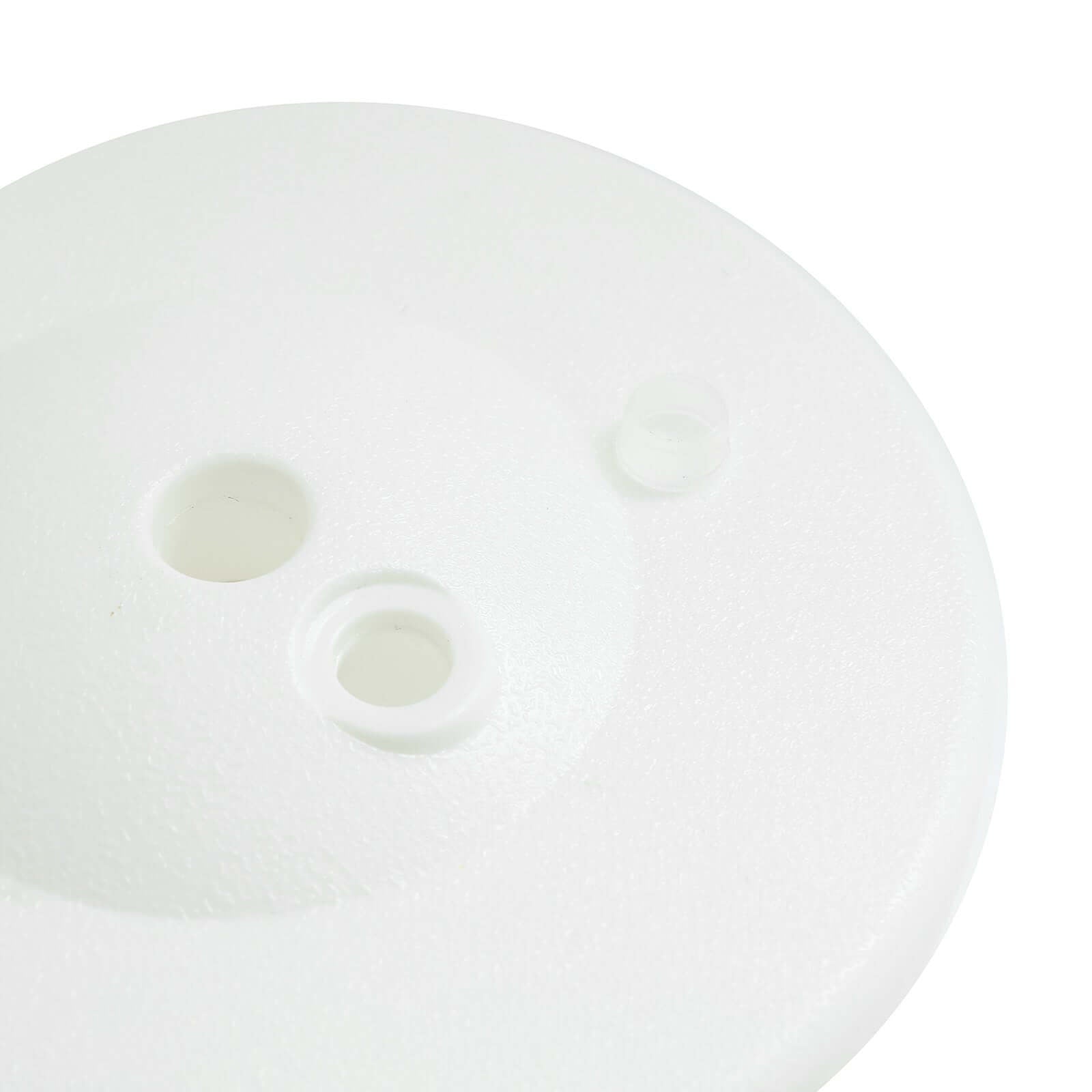 2 Pack White Balloon Column Stand Kit, 8ft Balloon Towers - Linen Luxes