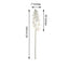 2 Stems 40" Tall White Artificial Silk Orchid Flower Bouquets - Linen Luxes
