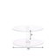 2 - Tier Acrylic Round Cake Stand Set Clear - Chic Versatile Cupcake Holder Dessert Display Pedestal for Wedding Buffet & Catering Displays 16" - Linen Luxes