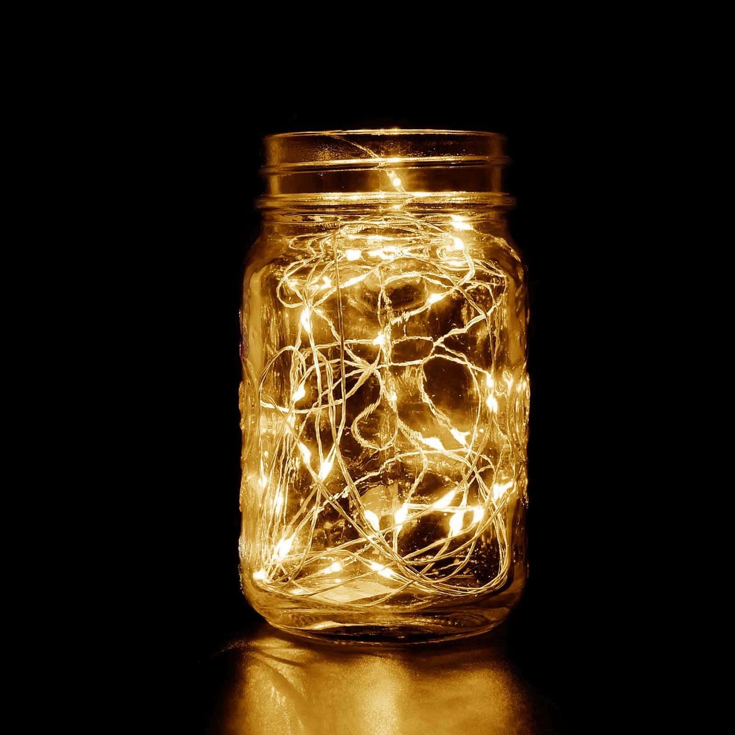 20 LED Micro Fairy String Lights Starry Bright Design Warm White - Battery Operated Party Accent 90" - Linen Luxes