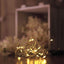 20 LED Micro Fairy String Lights Starry Bright Design Warm White - Battery Operated Party Accent 90" - Linen Luxes