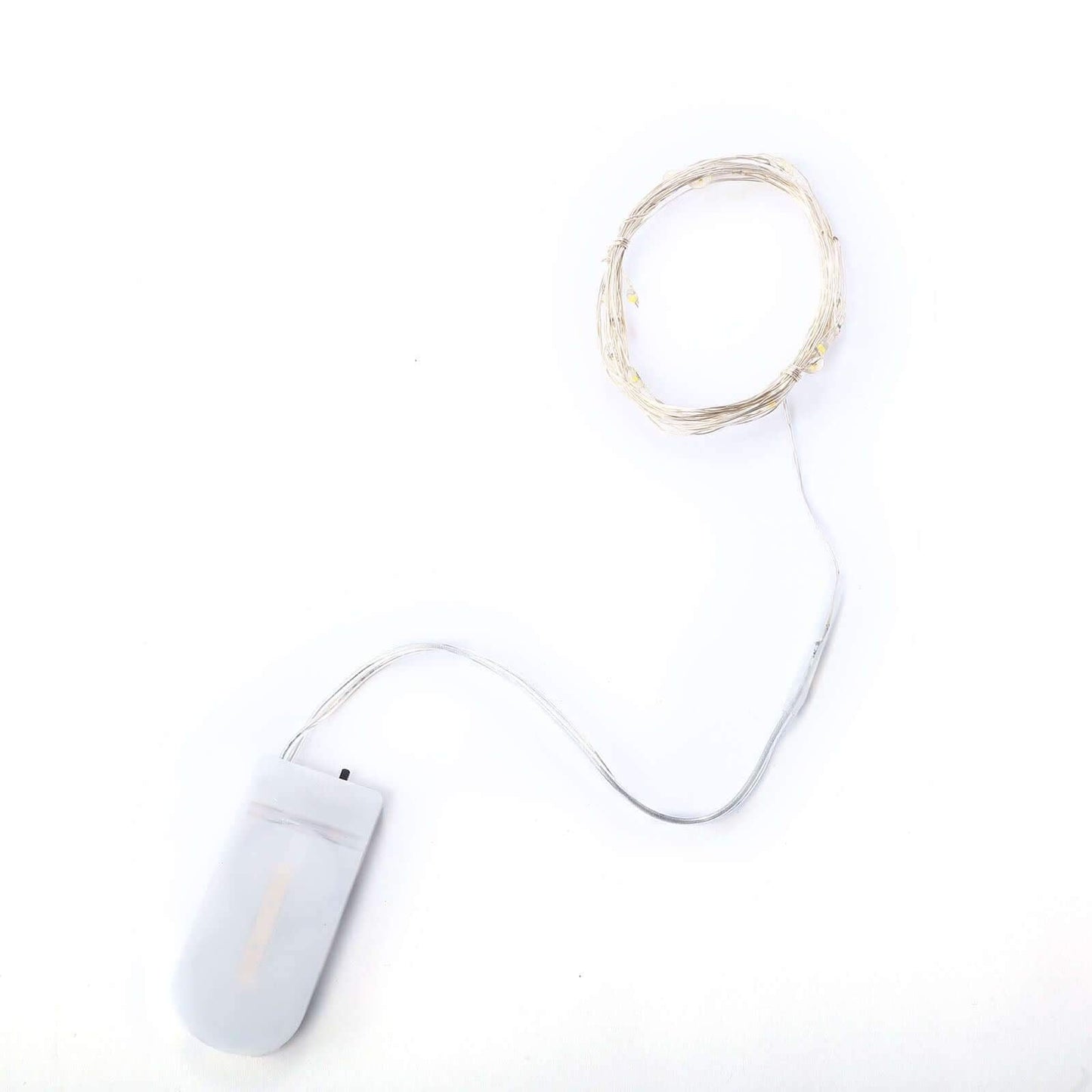 20 LED Micro Fairy String Lights Starry Bright Design Warm White - Battery Operated Party Accent 90" - Linen Luxes