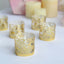 20 - Pack Paper Candle Holder Wraps Floral Lace Design Gold Foil - Votive Tealight Decorative Wraps - Linen Luxes