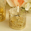 20 - Pack Paper Candle Holder Wraps Floral Lace Design Gold Foil - Votive Tealight Decorative Wraps - Linen Luxes