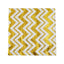 20 - Pack Paper Dinner Napkins with Chevron Design Metallic Gold - Disposable 3 Ply Cocktail Napkins for Weddings - Linen Luxes