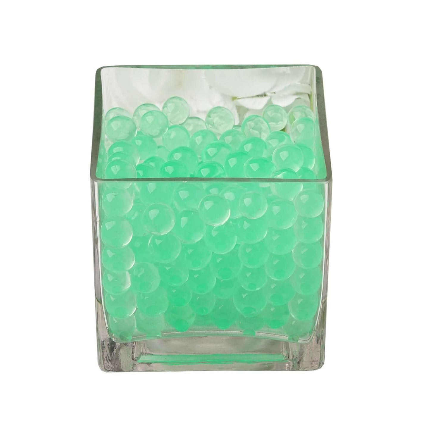 200 - 250 Pcs Water Gel Beads Vase Filler Apple Green - Small Nontoxic Jelly Balls for Floating Candles & Floral Displays - Linen Luxes