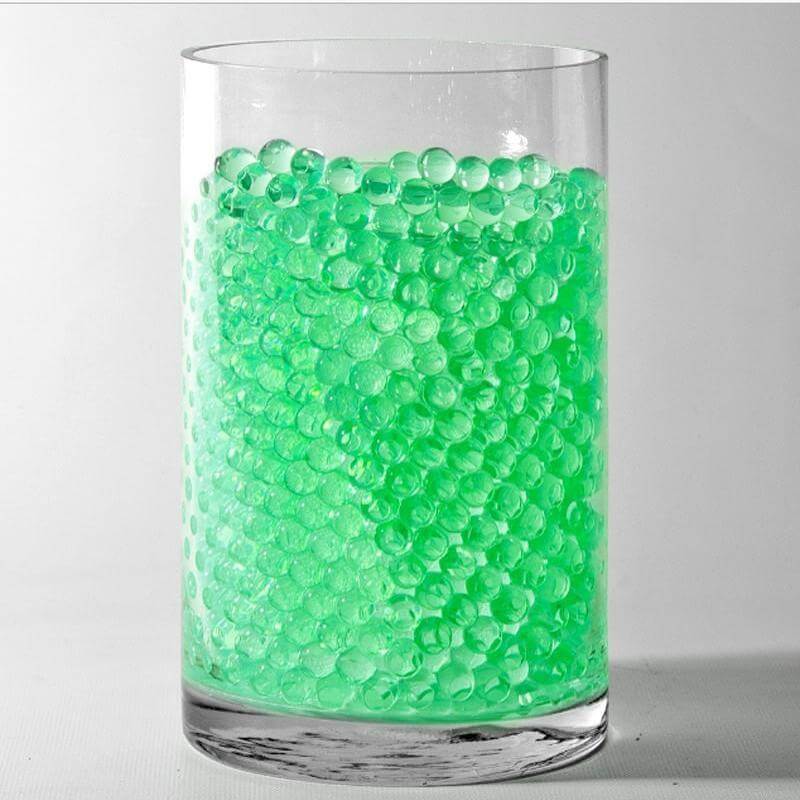 200 - 250 Pcs Water Gel Beads Vase Filler Apple Green - Small Nontoxic Jelly Balls for Floating Candles & Floral Displays - Linen Luxes