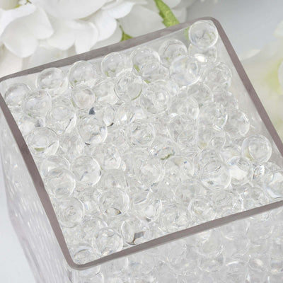 200 - 250 Pcs Water Gel Beads Vase Filler Clear - Small Nontoxic Jelly Balls for Floating Candles & Floral Displays - Linen Luxes