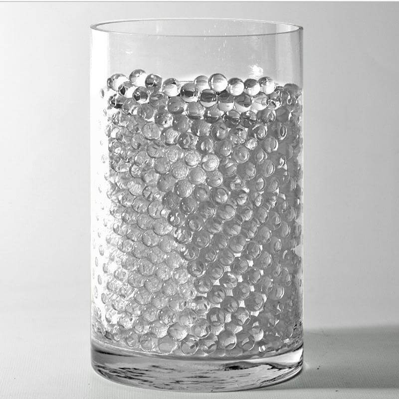 200 - 250 Pcs Water Gel Beads Vase Filler Clear - Small Nontoxic Jelly Balls for Floating Candles & Floral Displays - Linen Luxes