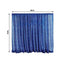 20ftx10ft Royal Blue Metallic Shimmer Tinsel Event Curtain Drapes, Backdrop Event Panel