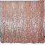 20ftx10ft Blush Big Payette Sequin Event Curtain Drapes, Backdrop Event Panel - Linen Luxes
