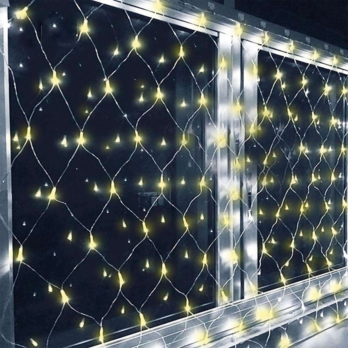 20ftx10ft Clear 600 LED Fish Net Lights, Fairy String Lights With 8 Modes - Linen Luxes