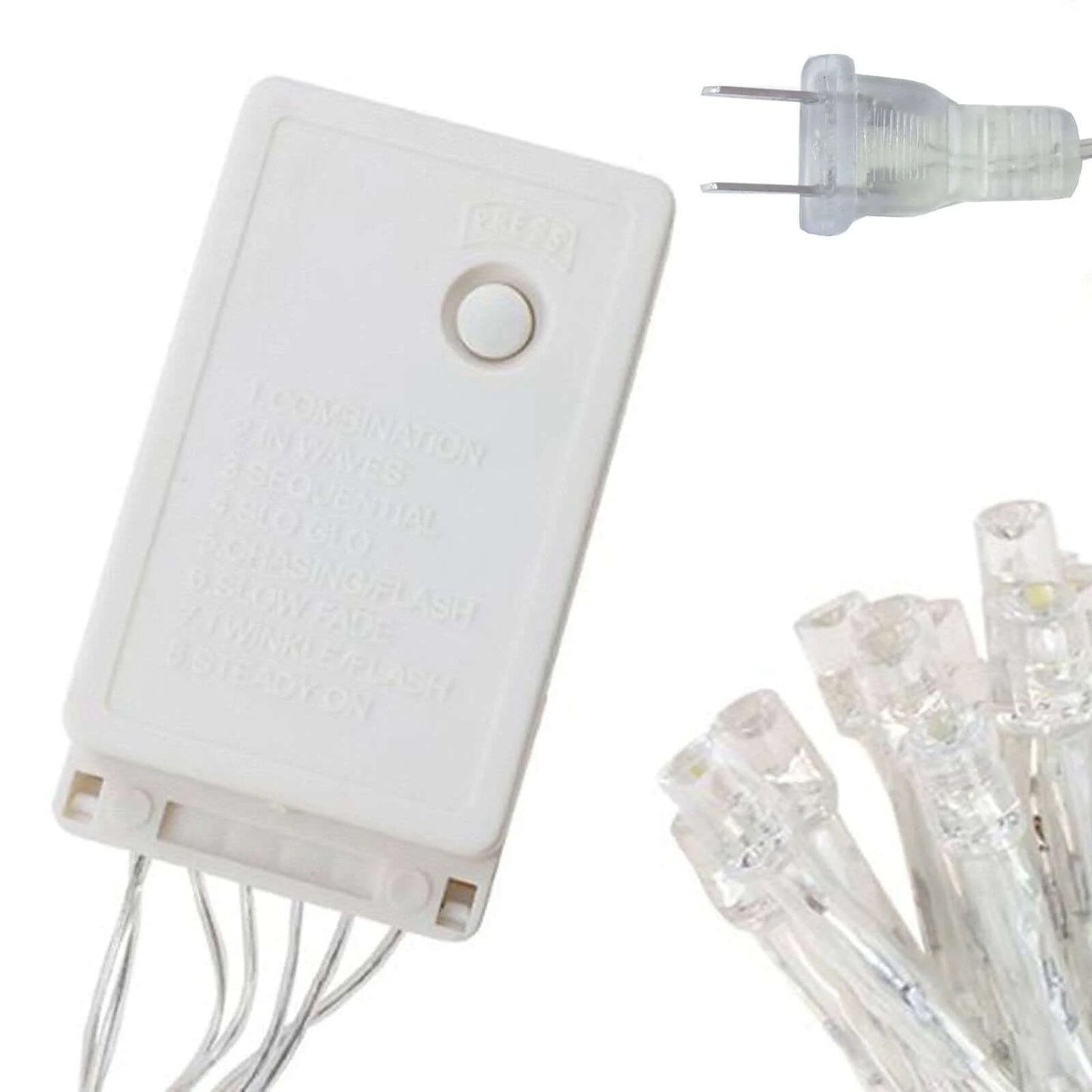 20ftx10ft Clear 600 LED Fish Net Lights, Fairy String Lights With 8 Modes - Linen Luxes