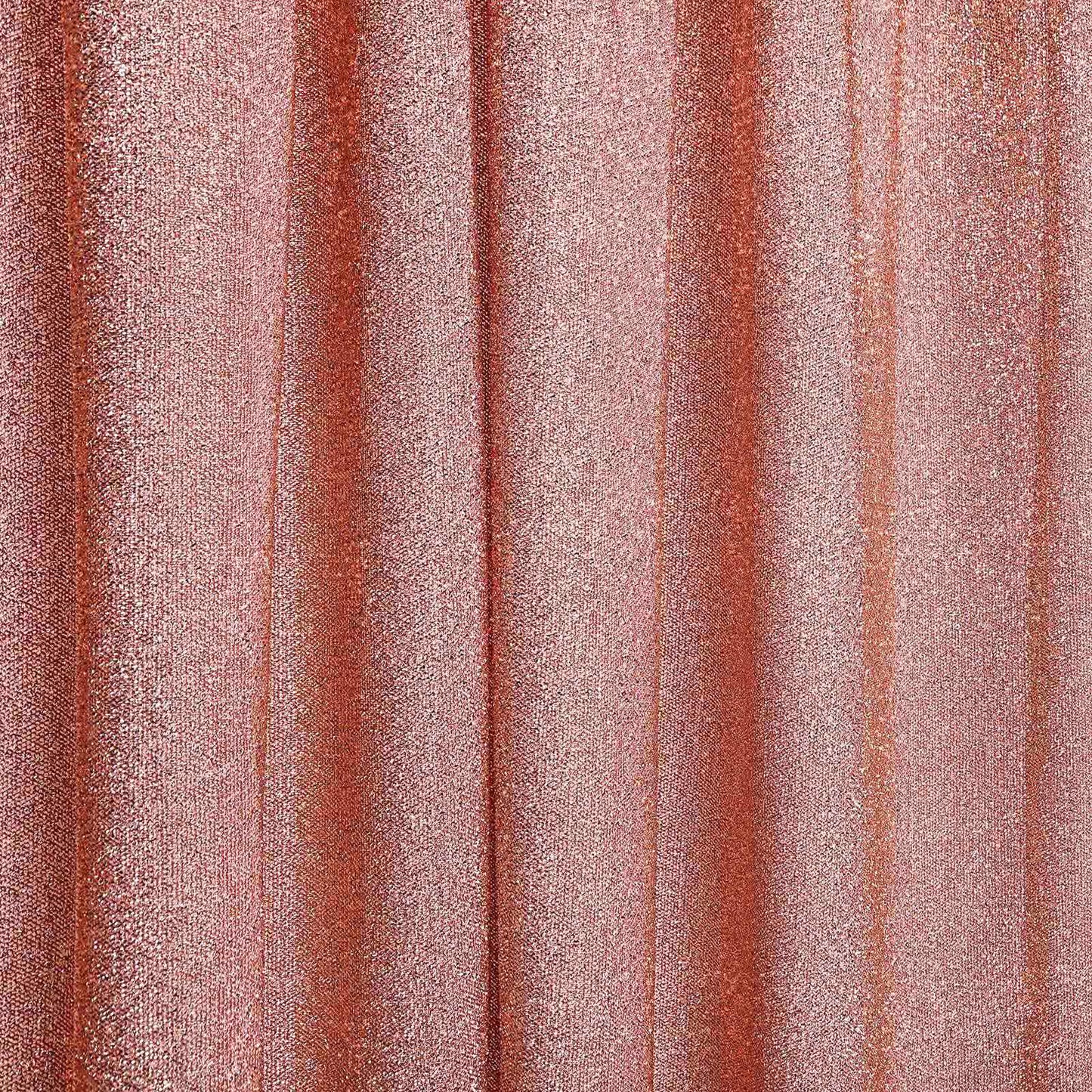 20ftx10ft Rose Gold Metallic Shimmer Tinsel Event Curtain Drapes, Backdrop Event Panel - Linen Luxes