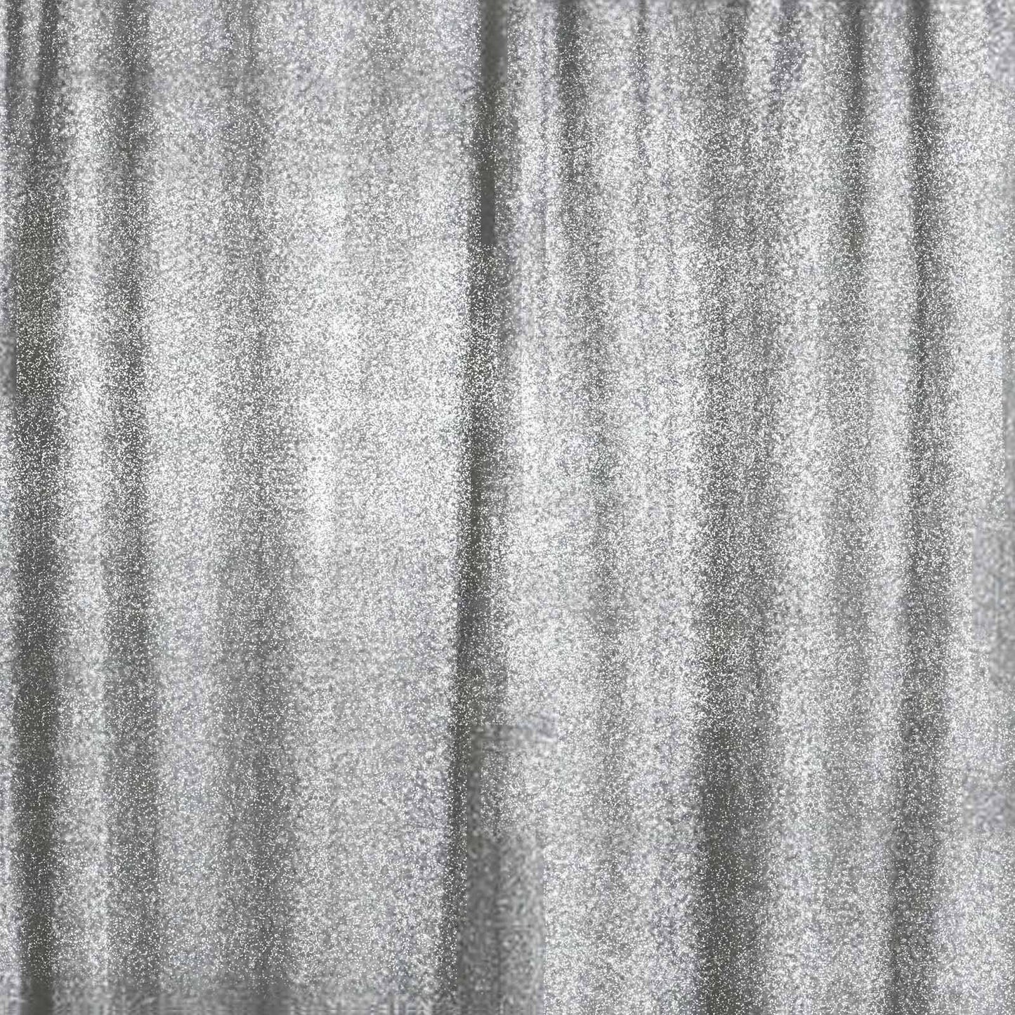 20ftx10ft Silver Metallic Shimmer Tinsel Event Curtain Drapes, Backdrop Event Panel - Linen Luxes