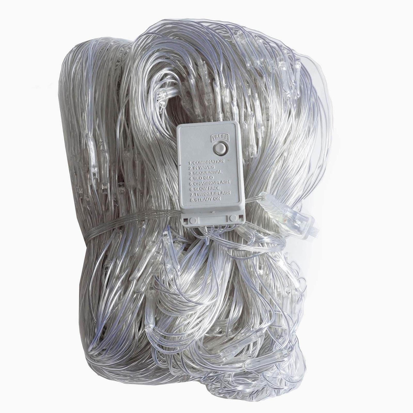 20ftx10ft White 600 LED Fish Net Lights, Fairy String Lights With 8 Modes - Linen Luxes