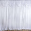 20ftx10ft White Premium Double Drape Satin Event Curtain Drapes, Glossy Photo Backdrop Event Panel - Linen Luxes