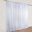 20ftx10ft White Premium Double Drape Satin Event Curtain Drapes, Glossy Photo Backdrop Event Panel - Linen Luxes