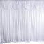 20ftx10ft White Premium Double Drape Satin Event Curtain Drapes, Glossy Photo Backdrop Event Panel - Linen Luxes