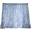 20ftx10ft White Sheer Organza w Cool LED Lights Decorative Curtain Panel - Linen Luxes