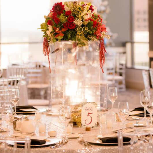 24" Clear Acrylic Display Box, Transparent Pedestal Riser with Interchangeable Lid and Base - Linen Luxes