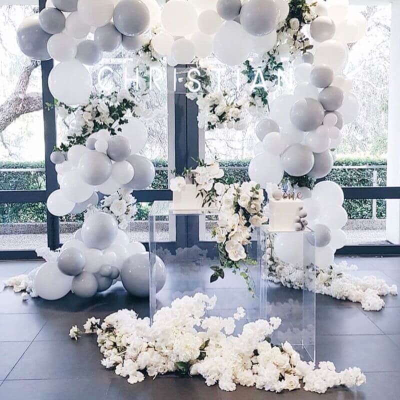 24" Clear Acrylic Display Box, Transparent Pedestal Riser with Interchangeable Lid and Base - Linen Luxes