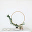 24" Gold Heavy Duty Metal Hoop Wreath, Floral Hoop - Linen Luxes