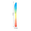 24 Pack - 8" Rainbow Ombre Design Heavy Duty Plastic Knives - Linen Luxes