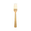 24 - Pack Plastic Forks with Hammered Style Gold - Heavy Duty Disposable Silverware 7" - Linen Luxes