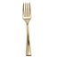 24 - Pack Plastic Mini Dessert Forks Gold - Heavy Duty Disposable Appetizer Forks 4" - Linen Luxes