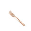 24 - Pack Plastic Mini Dessert Forks Rose Gold 4" - Linen Luxes