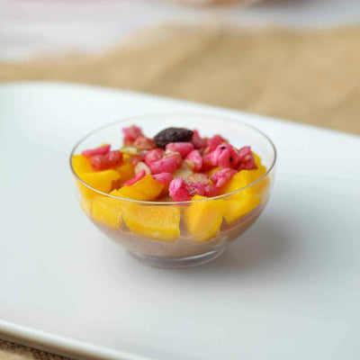 24 - Pack Plastic Mini Dipping Bowls Clear - Durable Disposable Bowls for Snacks 2oz - Linen Luxes