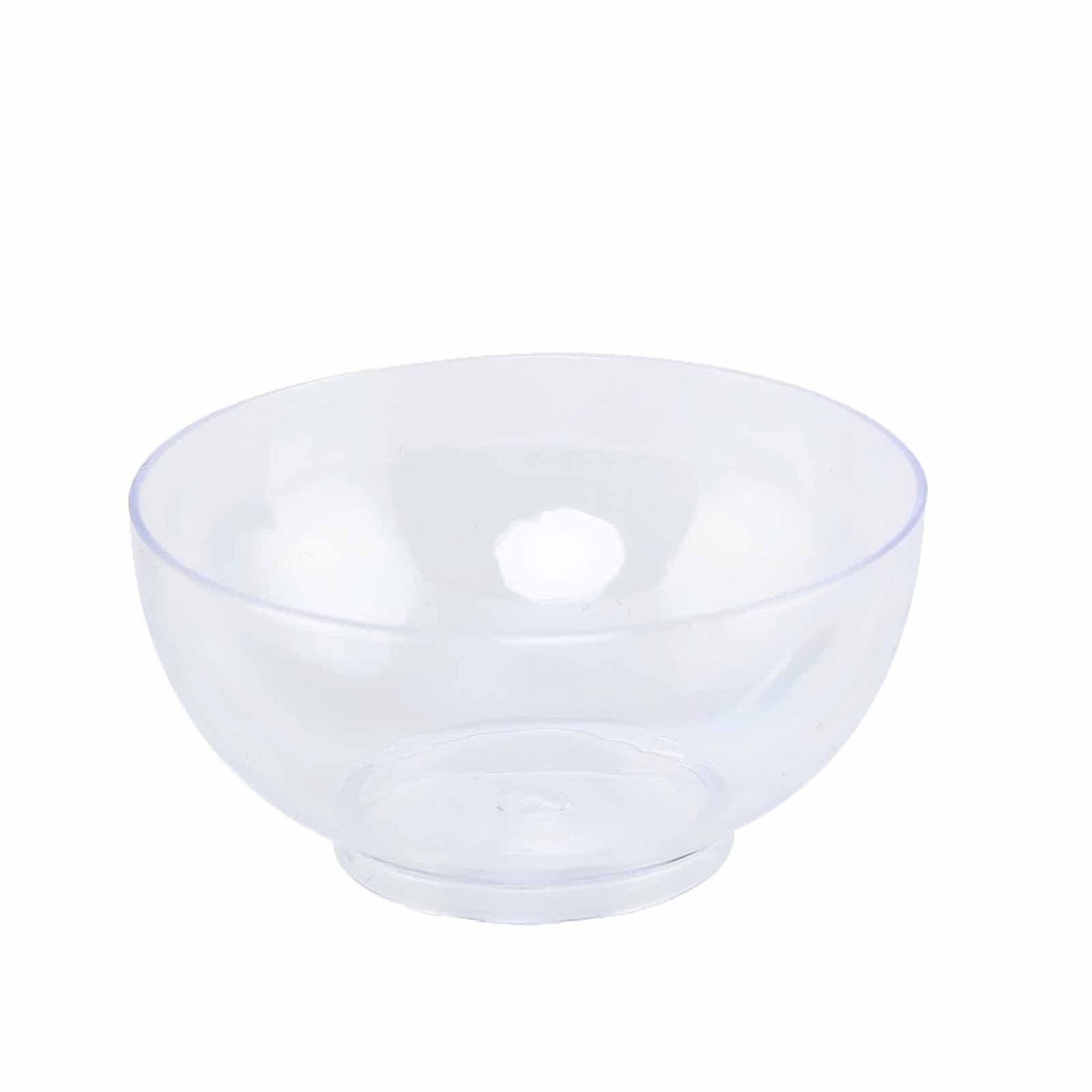 24 - Pack Plastic Mini Dipping Bowls Clear - Durable Disposable Bowls for Snacks 2oz - Linen Luxes