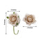 24 Roses 2" Champagne Artificial Foam Flowers With Stem Wire and Leaves - Linen Luxes