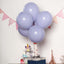 25 Pack 10" Matte Pastel Periwinkle Helium Air Latex Party Balloons - Linen Luxes