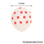 25 Pack 12" Hot Pink and White Fun Polka Dot Latex Party Balloons - Linen Luxes