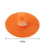 25 Pack 9" Orange Sheer Nylon Tulle Circles Favor Wrap, DIY Craft Fabric - Linen Luxes