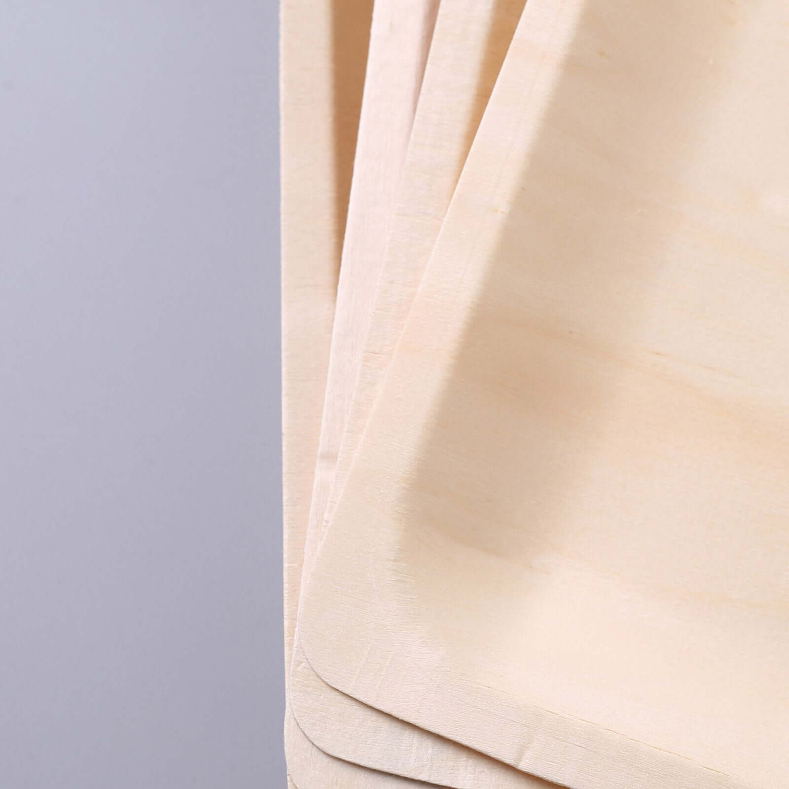 25 - Pack Birchwood 5"x8" Rectangle Dessert Serving Plates - Natural Eco Friendly Wooden Disposable Plates for Farmhouse - Style Events, Parties & Gatherings - Linen Luxes