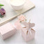 25 Pack Blush Floral Top Satin Ribbon Party Favor Candy Gift Boxes - Linen Luxes