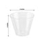 25 - Pack Plastic Party Cups Clear Crystal - Stylish Short Disposable Glasses 9oz - Linen Luxes
