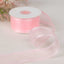 25 Yards 1.5" Blush Sheer Organza Ribbon With Satin Edges - Linen Luxes