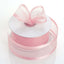 25 Yards 1.5" Blush Sheer Organza Ribbon With Satin Edges - Linen Luxes