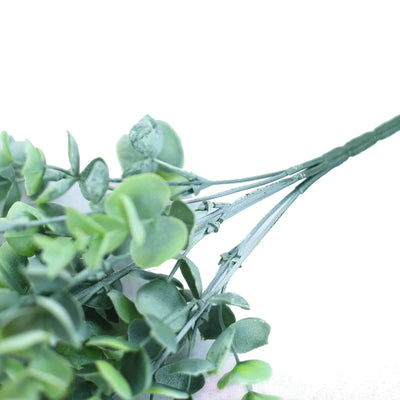 3 Bushes 14" Artificial Eucalyptus Branches, Greenery Bouquet Plants - Linen Luxes