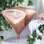 3 Pack 16" Rose Gold 4D Diamond Self - Sealing Reusable Foil Balloon - Linen Luxes