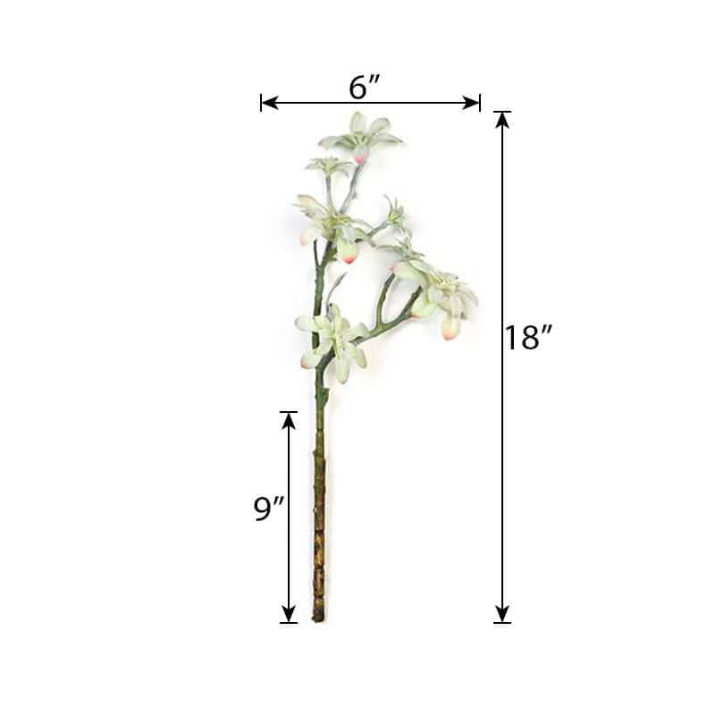 3 Pack 18" Assorted Artificial Aeonium Spray Succulent Air Plants - Linen Luxes