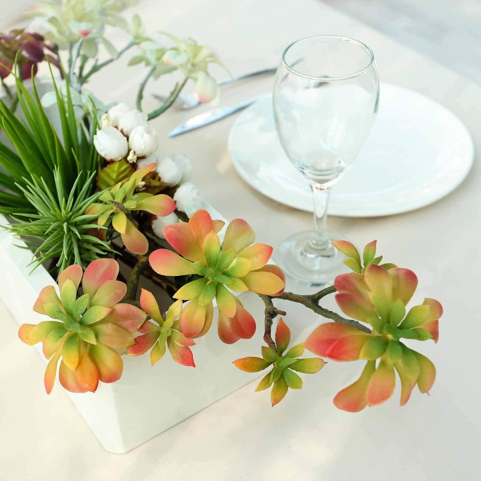 3 Pack 18" Assorted Artificial Aeonium Spray Succulent Air Plants - Linen Luxes