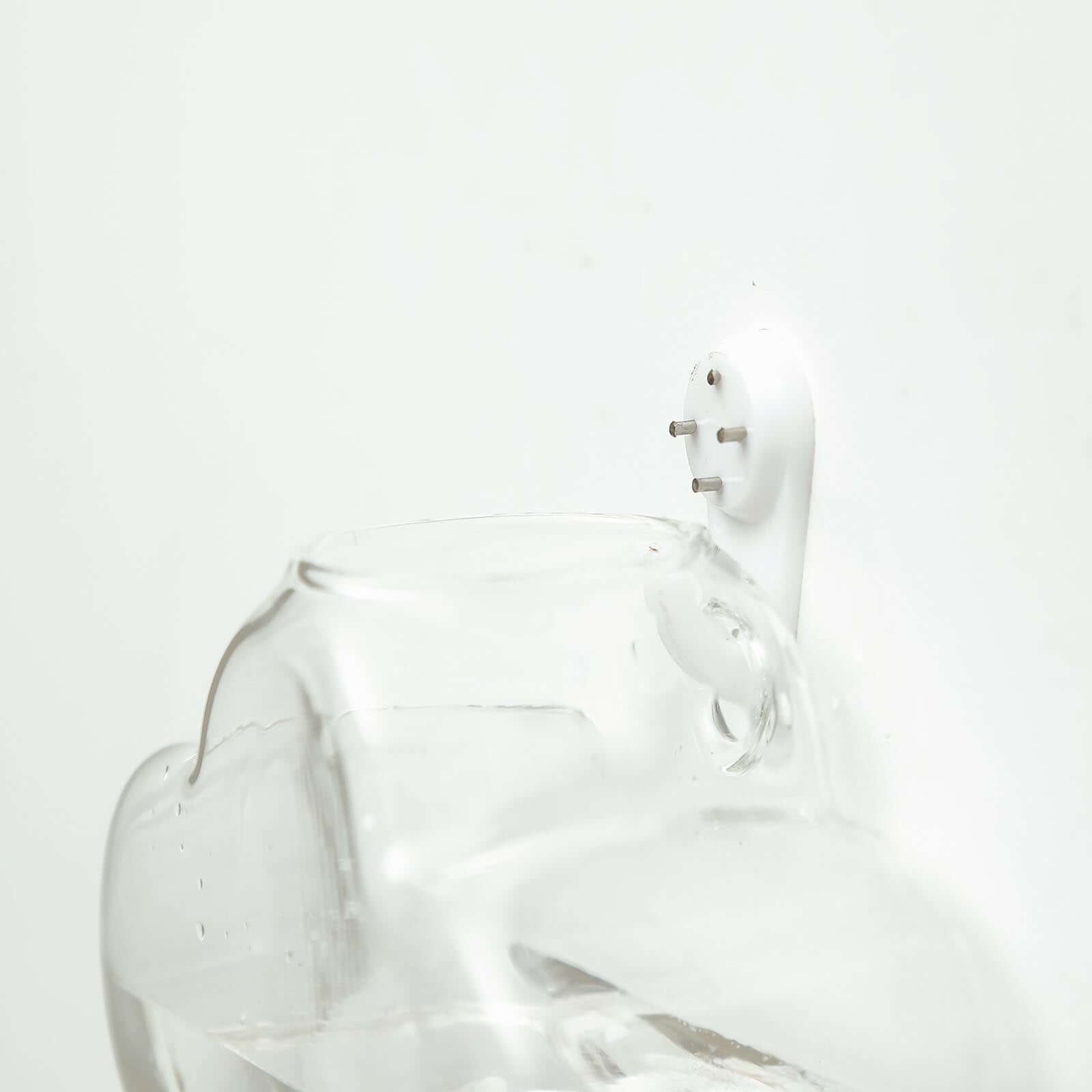 3 - Pack Glass Wall Vase Hanging Flower Shaped Design Indoor Planters - Modern Wall Mounted Terrariums for Living Spaces - Linen Luxes