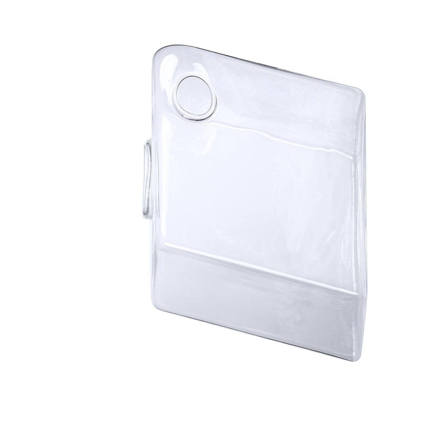 3 - Pack Glass Wall Vase Hanging Rhombus Design Indoor Planters - Modern Wall Mounted Terrariums for Living Spaces - Linen Luxes