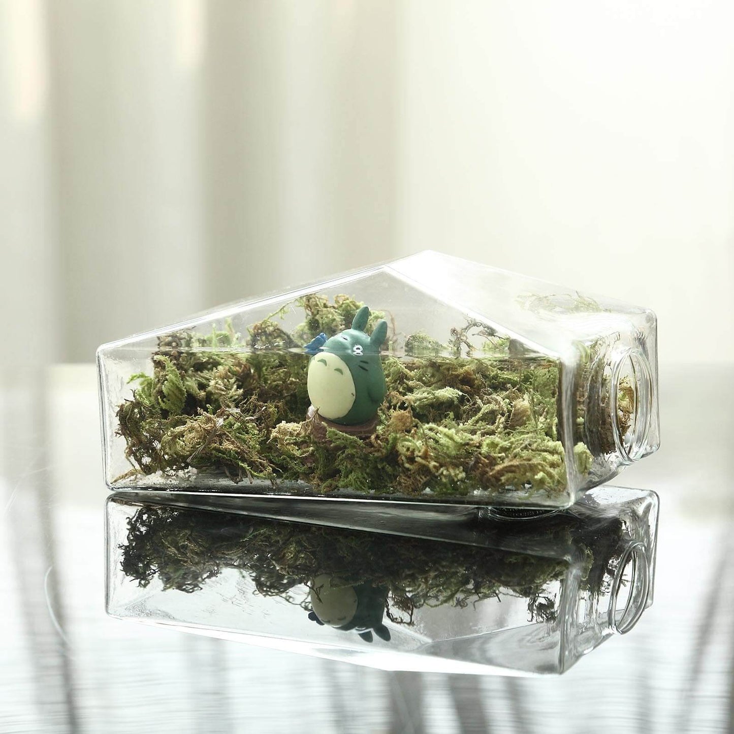 3 - Pack Glass Wall Vase Hanging Trapezoid Design Indoor Planters - Modern Wall Mounted Terrariums for Living Spaces - Linen Luxes